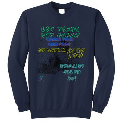 MUSLIM ISLAMIC SAYING GRAFFITI PAINT SPLATT RAMADAN Tall Sweatshirt