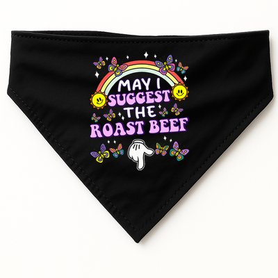 May I Suggest The Roast Beef Funny Embarrassing USA-Made Doggie Bandana