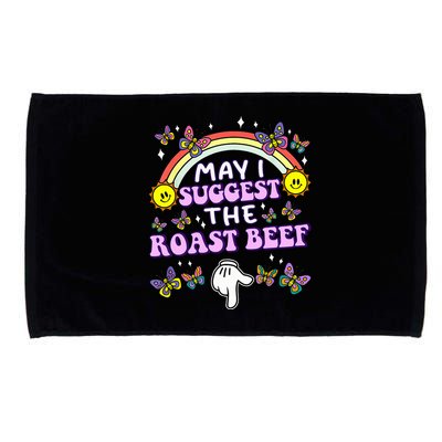 May I Suggest The Roast Beef Funny Embarrassing Microfiber Hand Towel