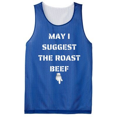 May I Suggest The Roast Beef Mesh Reversible Basketball Jersey Tank