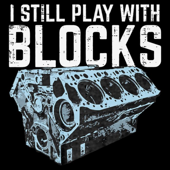 Mechanic I Still Play With Blocks Funny Car Engine Daily Commute Backpack
