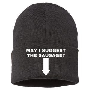 May I Suggest The Sausage Sustainable Knit Beanie