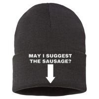 May I Suggest The Sausage Sustainable Knit Beanie