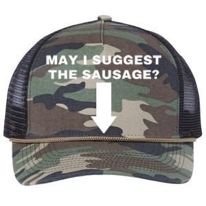 May I Suggest The Sausage Retro Rope Trucker Hat Cap