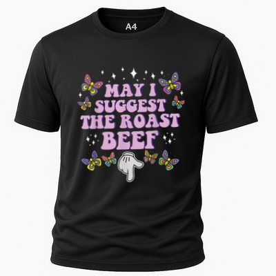 May I Suggest The Roast Beef Funny Adult Humor Design Performance Shirt