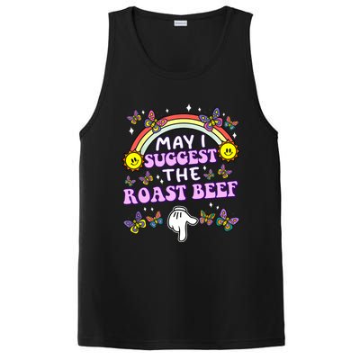 May I Suggest The Roast Beef Funny Embarrassing Adult Humor PosiCharge Competitor Tank