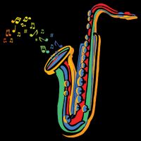Musical Instrument Saxophone Player Gift Saxophone Cooling Performance Crew T-Shirt