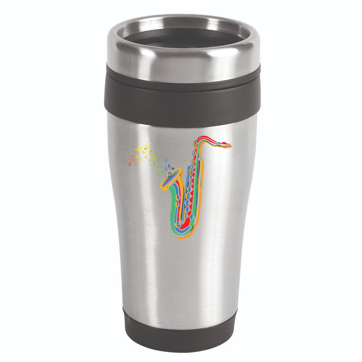 Musical Instrument Saxophone Player Gift Saxophone 16oz Travel Tumbler