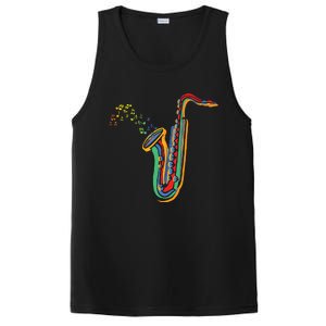 Musical Instrument Saxophone Player Gift Saxophone PosiCharge Competitor Tank