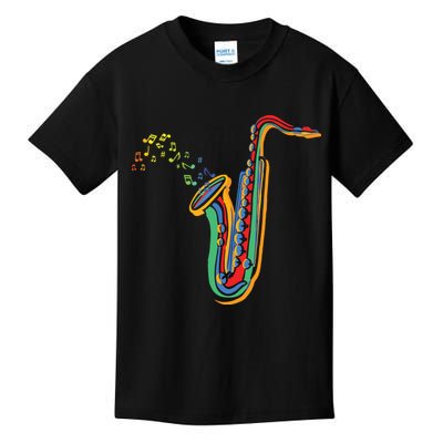 Musical Instrument Saxophone Player Gift Saxophone Kids T-Shirt