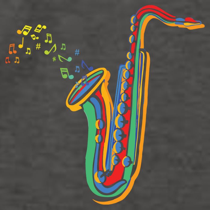 Musical Instrument Saxophone Player Gift Saxophone Vector Backpack