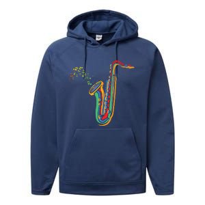 Musical Instrument Saxophone Player Gift Saxophone Performance Fleece Hoodie