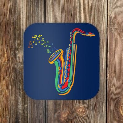 Musical Instrument Saxophone Player Gift Saxophone Coaster