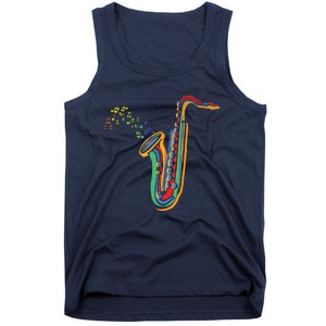 Musical Instrument Saxophone Player Gift Saxophone Tank Top