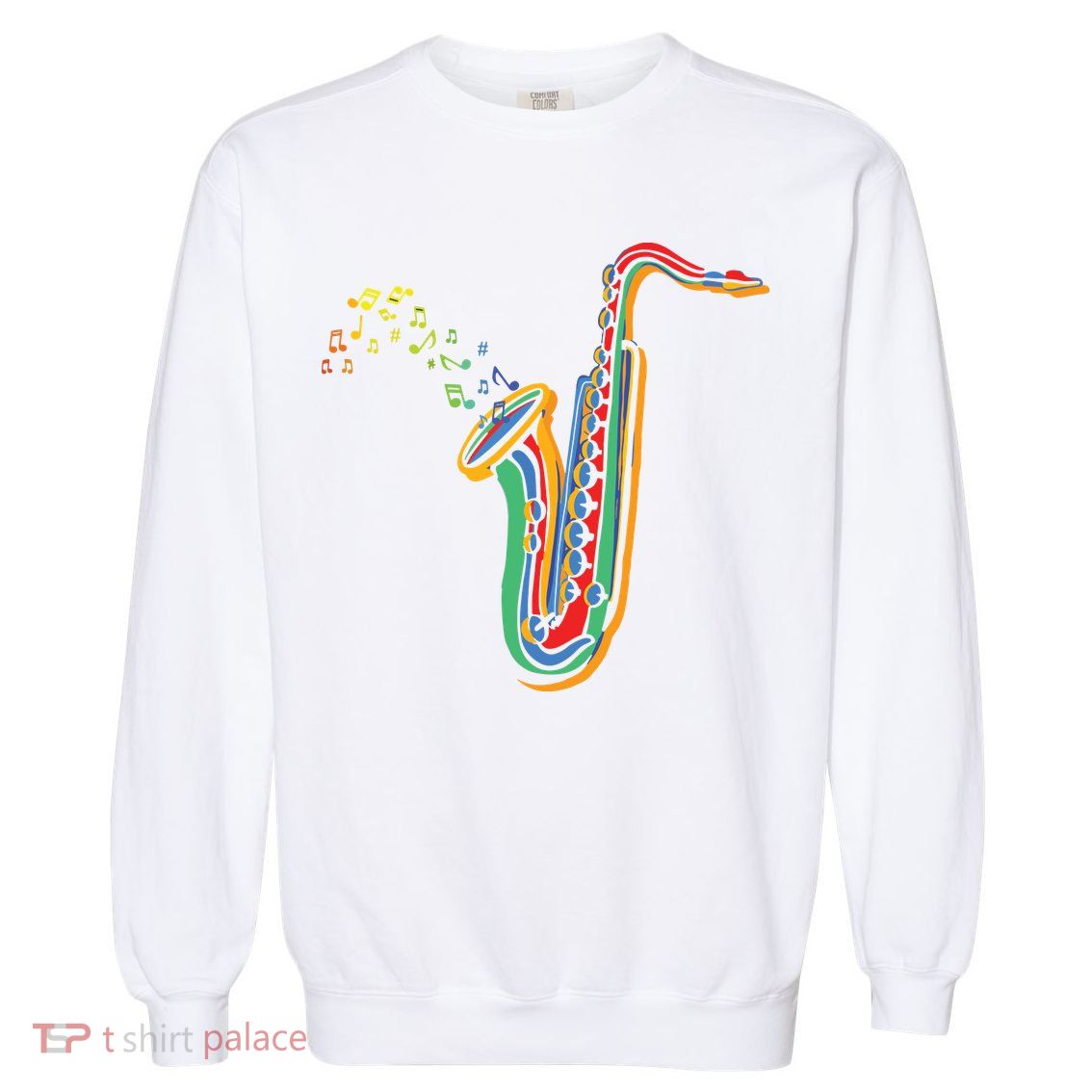 Musical Instrument Saxophone Player Gift Saxophone Garment-Dyed Sweatshirt