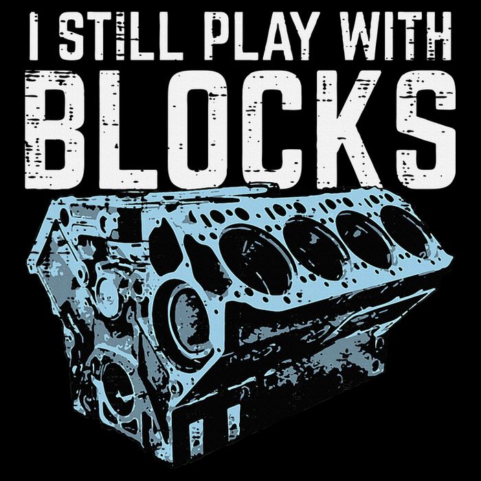 Mechanic I Still Play With Blocks Funny Car Engine Daily Commute Backpack