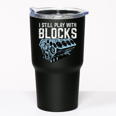 Mechanic I Still Play With Blocks Funny Car Engine Tumbler