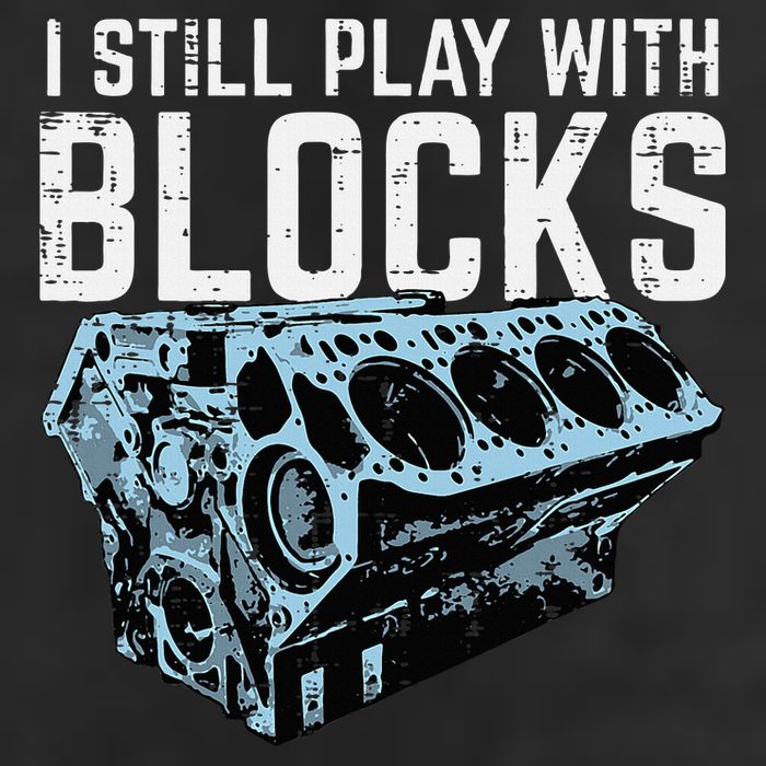 Mechanic I Still Play With Blocks Funny Car Engine Tumbler