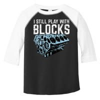 Mechanic I Still Play With Blocks Funny Car Engine Toddler Fine Jersey T-Shirt