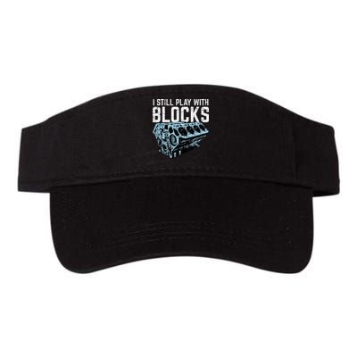 Mechanic I Still Play With Blocks Funny Car Engine Visor