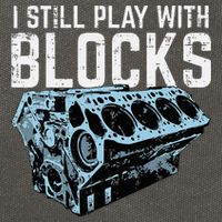 Mechanic I Still Play With Blocks Funny Car Engine Cotton Canvas Backpack
