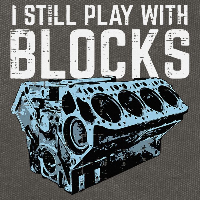 Mechanic I Still Play With Blocks Funny Car Engine Cotton Canvas Backpack