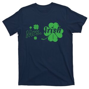 Mrs Irish Shamrock T-Shirt