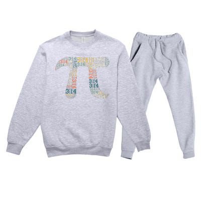 Math Instructor Science Major Education Math Formula Cuber Premium Crewneck Sweatsuit Set