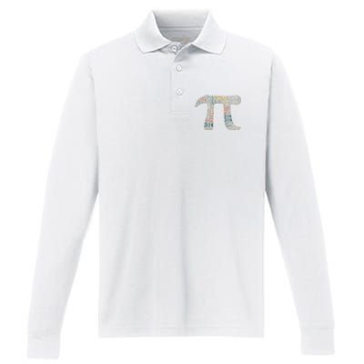 Math Instructor Science Major Education Math Formula Cuber Performance Long Sleeve Polo