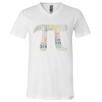 Math Instructor Science Major Education Math Formula Cuber V-Neck T-Shirt