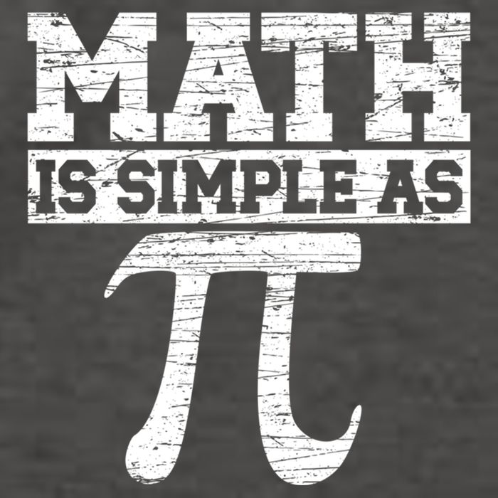 Math Is Simple As Pi Math Teacher Happy Pi Day Lover Cute Gift Vector Backpack
