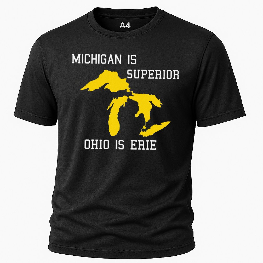 Michigan Is Superior Ohio Is Erie Performance Shirt