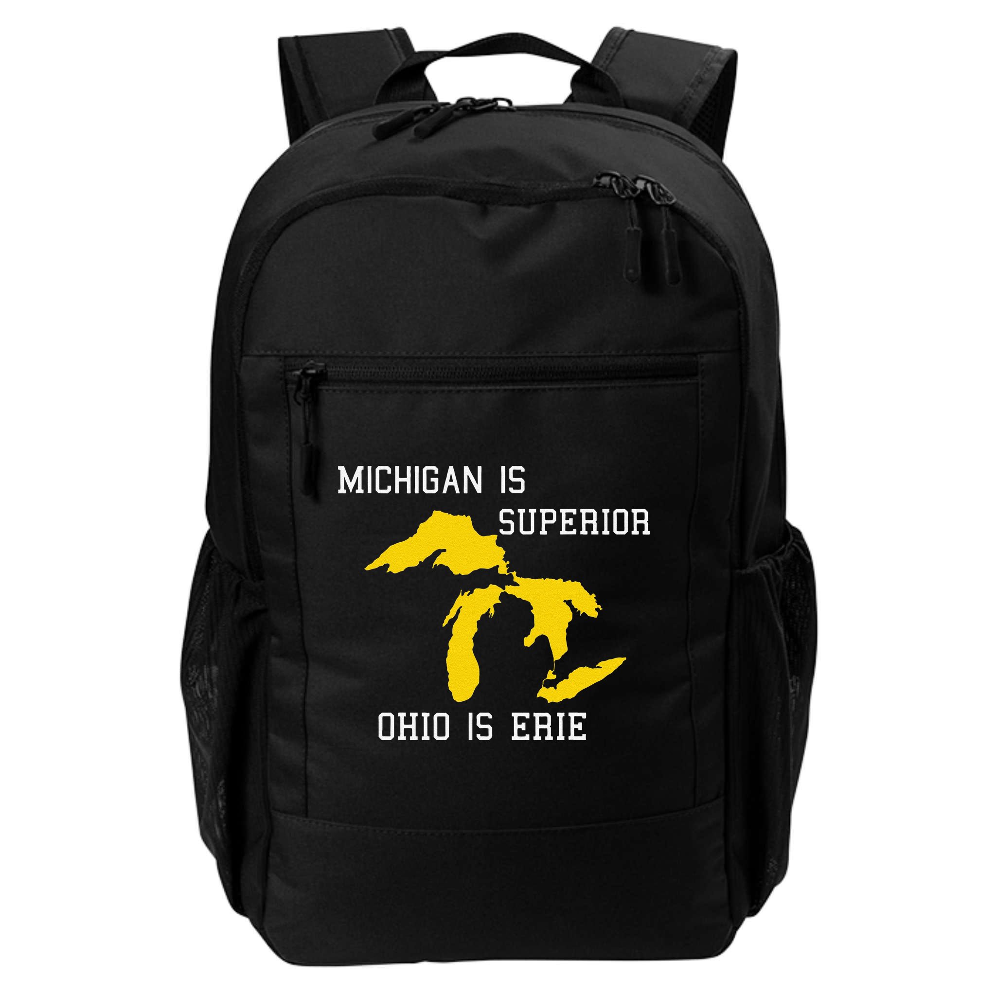Michigan Is Superior Ohio Is Erie Backpack