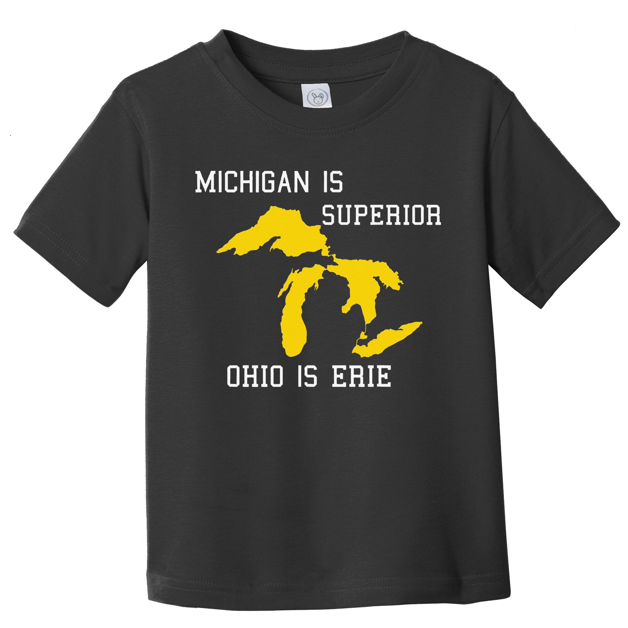Michigan Is Superior Ohio Is Erie Toddler T-Shirt