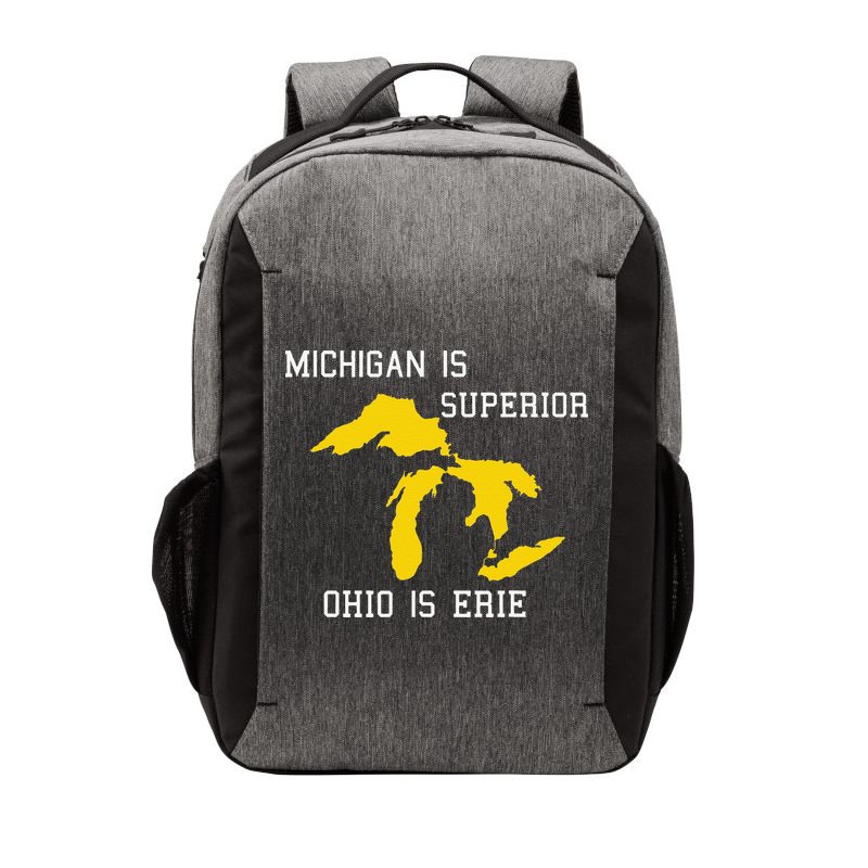 Michigan Is Superior Ohio Is Erie Vector Backpack