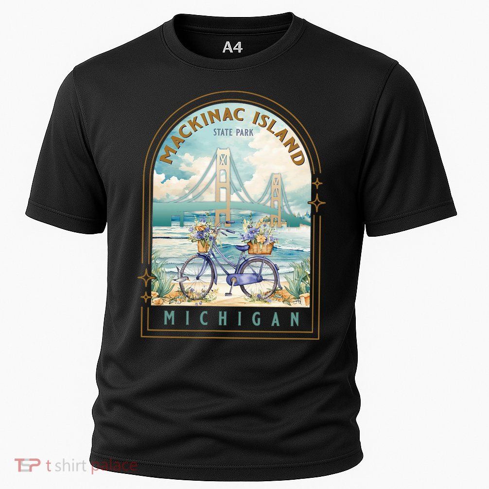 Mackinac Island State Park Michigan Usa Lake Huron Souvenir Performance Shirt
