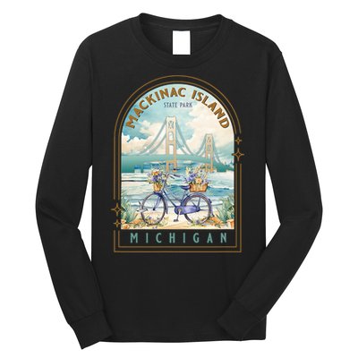 Mackinac Island State Park Michigan Usa Lake Huron Souvenir Long Sleeve Shirt