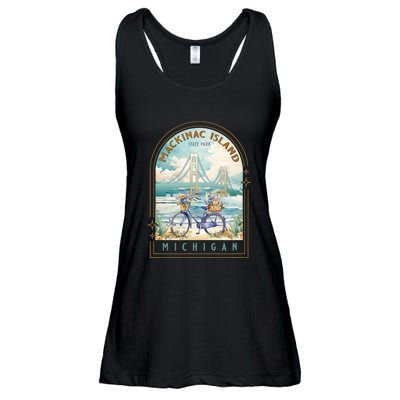 Mackinac Island State Park Michigan Usa Lake Huron Souvenir Ladies Essential Flowy Tank