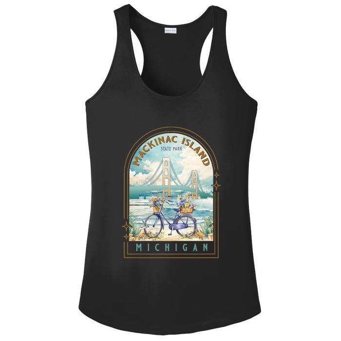 Mackinac Island State Park Michigan Usa Lake Huron Souvenir Ladies PosiCharge Competitor Racerback Tank