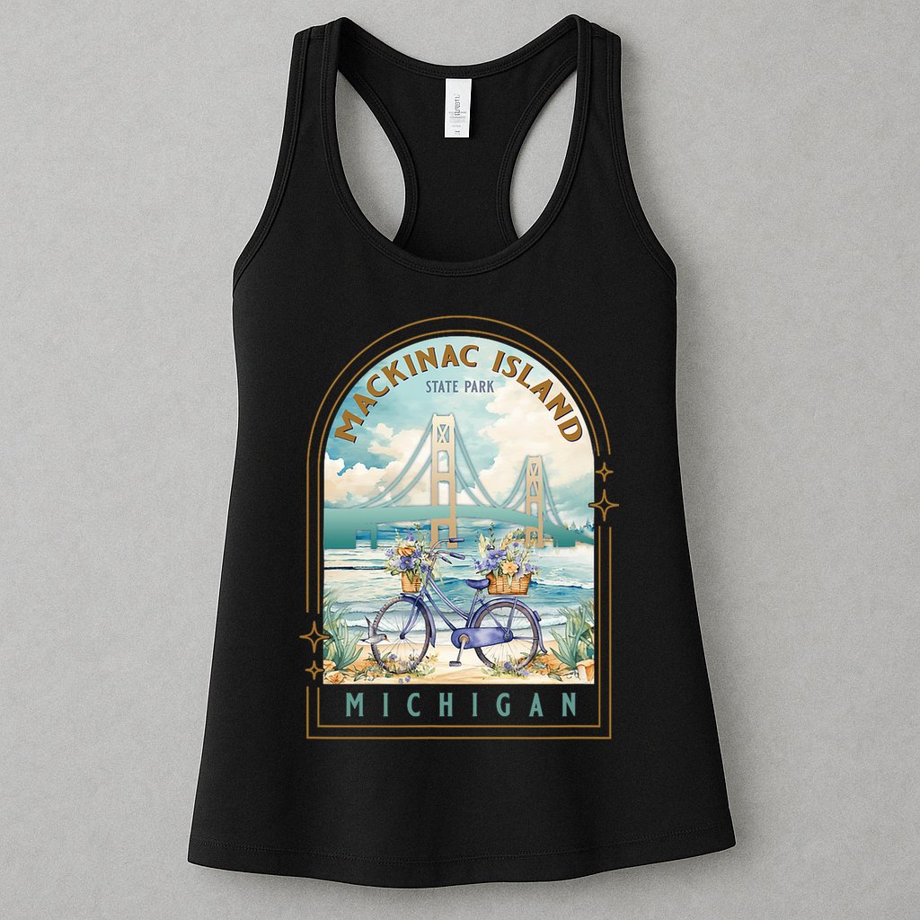 Mackinac Island State Park Michigan Usa Lake Huron Souvenir Womens Tank Top