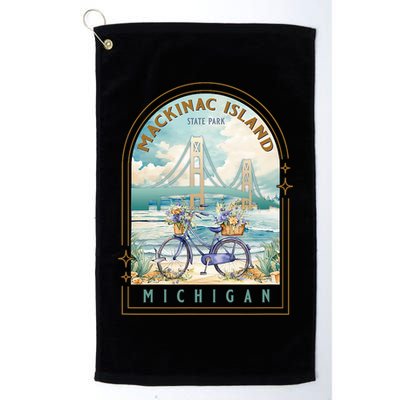 Mackinac Island State Park Michigan Usa Lake Huron Souvenir Golf Towel