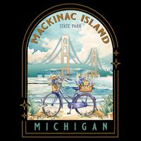 Mackinac Island State Park Michigan Usa Lake Huron Souvenir Wool Snapback Cap