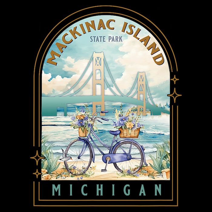 Mackinac Island State Park Michigan Usa Lake Huron Souvenir Wool Snapback Cap