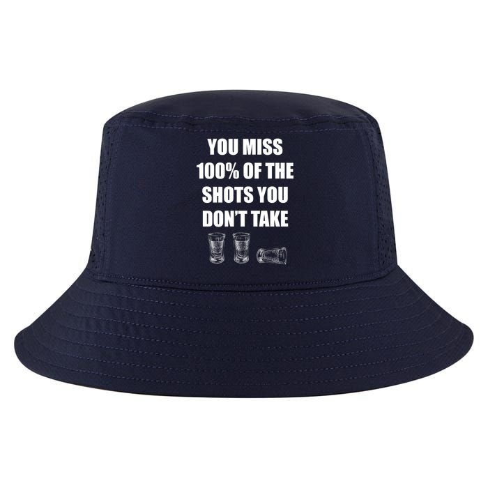 Miss 100% Of The Shots You Don't Take Cool Comfort Performance Bucket Hat