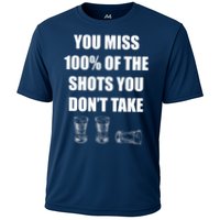 Miss 100% Of The Shots You Don't Take Cooling Performance Crew T-Shirt