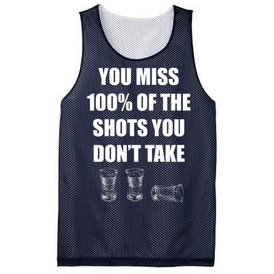 Miss 100% Of The Shots You Don't Take Mesh Reversible Basketball Jersey Tank