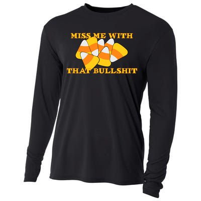 Miss Me With That Bullshit Candy Corn Cooling Performance Long Sleeve Crew