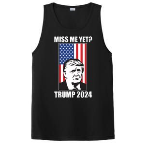 Miss Me Yet? Trump 2024 USA American Flag PosiCharge Competitor Tank