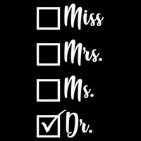 Miss Mrs Ms Dr Cooling Performance Crew T-Shirt