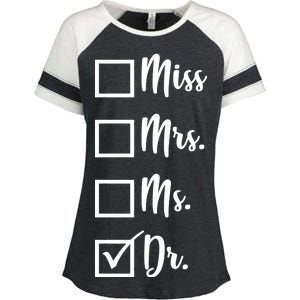 Miss Mrs Ms Dr Enza Ladies Jersey Colorblock Tee